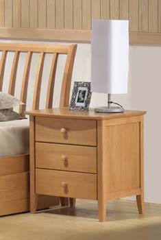 Joseph Julius 3 Drawer Bedside Table