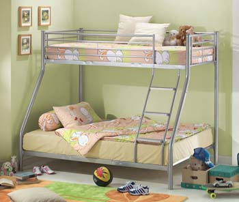 Julius Metal Three Sleeper Bunk Bed - FREE NEXT