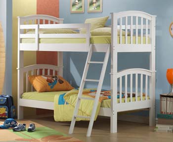 Joseph Julius White Bunk Bed - FREE NEXT DAY DELIVERY