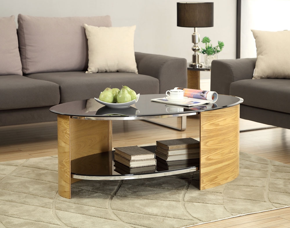 Curve Oak Coffee Table JF301