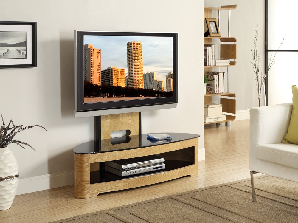 Curve Oak TV Stand JF209