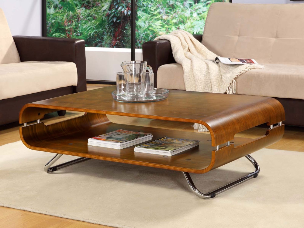 Curve Walnut Coffee Table JF302