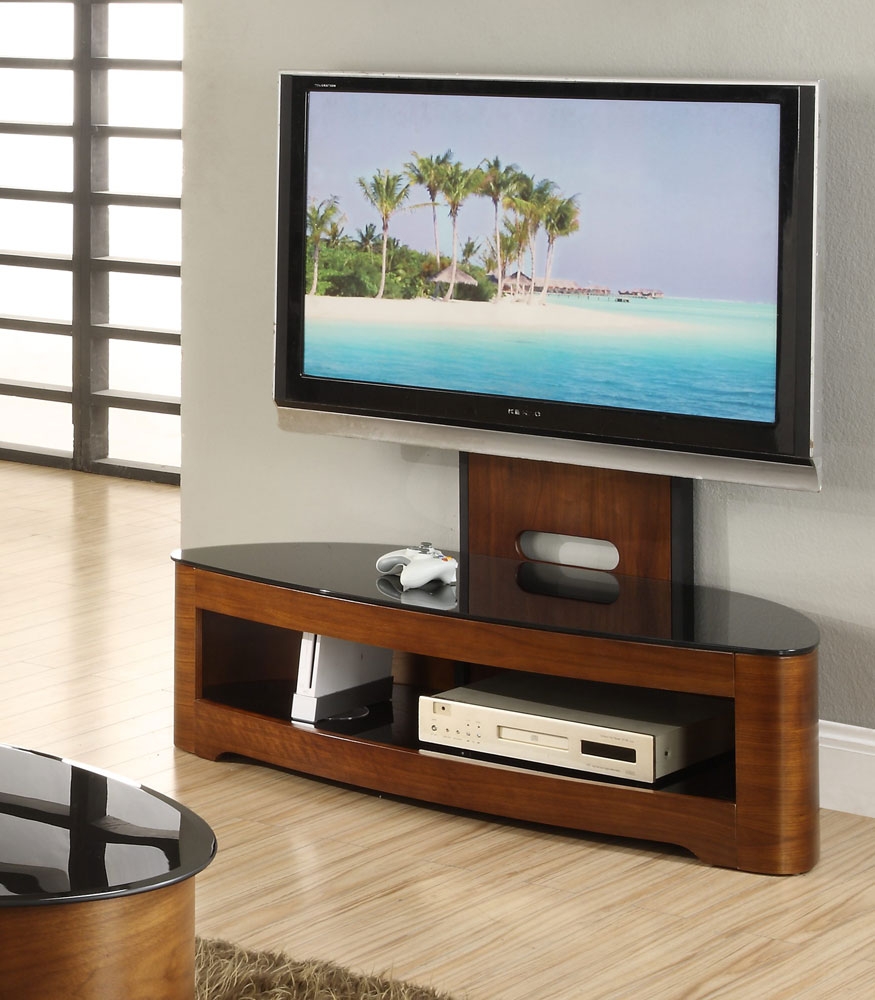 Curve Walnut TV Stand JF209