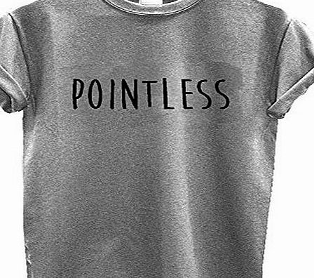 Juicy Ts Pointless T SHIRT unisex Alfie Deyes Viral Blog Zoella Vlogger Zalfie youtube xx( S Grey)