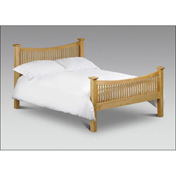 Julian Bowen Bergerac 4ft 6 Double Bedstead - Solid Pine