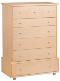 Julian Bowen Ginza Beech Veneer 8 Drawer Chest