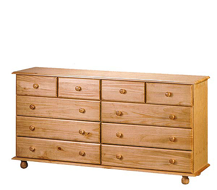 Hamilton Pine 6+4 Drawer Chest