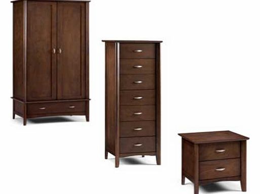 Julian Bowen Hardwood Minuet Bedroom Set - Dark