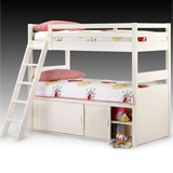 Julian Bowen Juilan Bowen Pandora Storage Bunk in Stone White finish