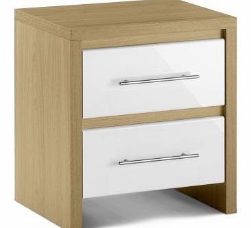 Julian Bowen Stockholm 2 Drawer Bedside Cabinet