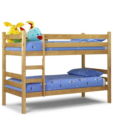 Julian Bowen Wyoming Pine Contemporary Bunk Bed