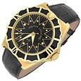 Julius Legend Leo - 18K Gold and Crocodile Leather Automatic Watch