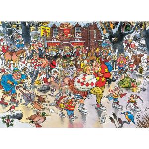 Jumbo Graham Thompson Christmas On Ice 1000 Piece Jigsaw Puzzle