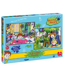 Horrid Henry 2 x 70 Piece Jigsaw Puzzle