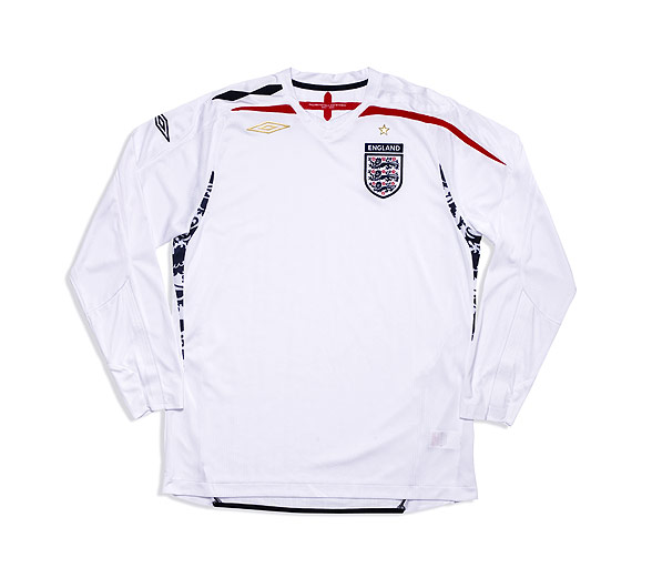 Umbro 07-09 England L/S home - Kids