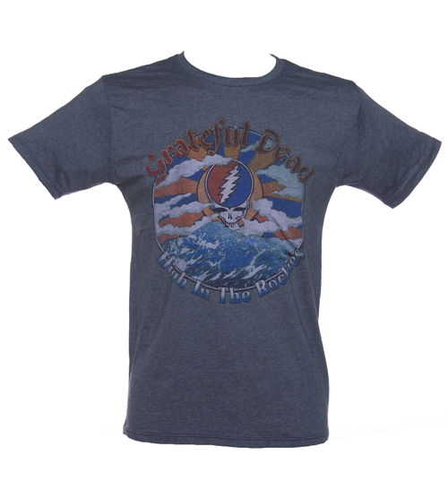 Mens Blue Grateful Dead Black Label T-Shirt