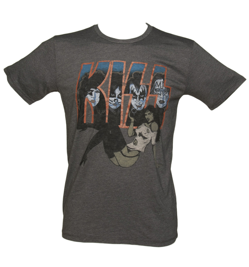 Mens Kiss Pin-Up Vintage T-Shirt from Junk