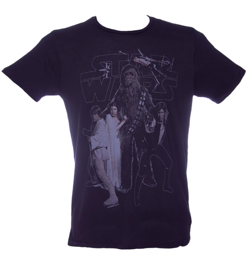 Men’s Star Wars Characters Vintage Crew