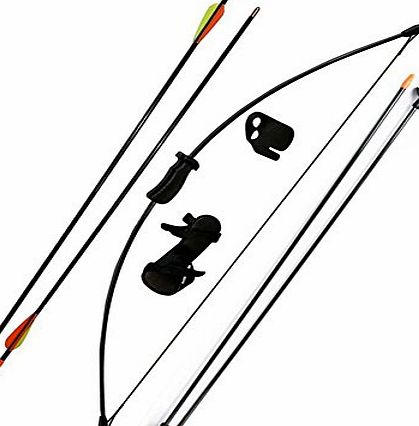 Junxing Outdoors Team Recurve Bow 20lb Recurve Youth Archery Set Kids Bow (Black)