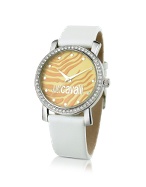 Just Cavalli JC Moon - Beige Zebra Swarovski Dial Dress Watch