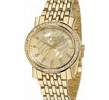 Just Cavalli Ladies Gold Moon Watch