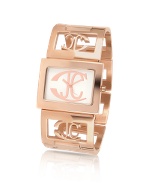 Just Cavalli Squared - Logo Rose Gold Plated Link Bracelet