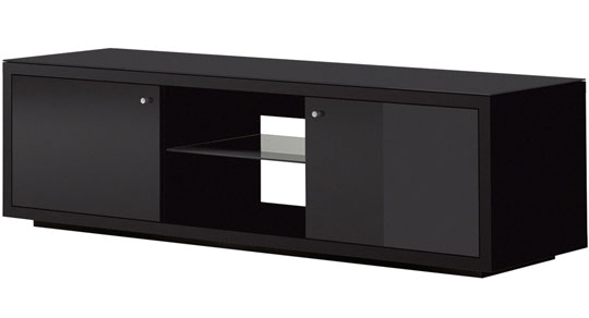 Just Racks Just-Racks JRA150 Black Gloss TV Cabinet