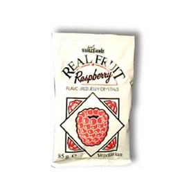 Just Wholefoods Jelly Crystals - Raspberry - 85g