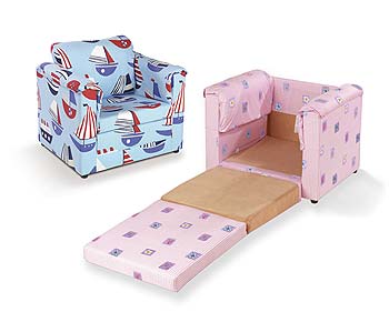 Just4Kidz Fun4Kidz Chair Bed - FREE NEXT DAY DELIVERY