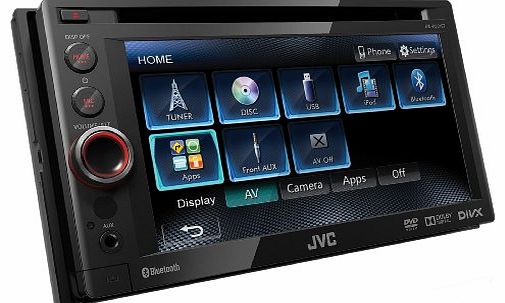 JVC KW-AV61BT Double Din AV System with Built In Bluetooth