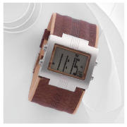 brown textured strap digital