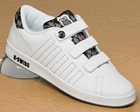 K Swiss Lozan II DX White/Grey Leather Trainers