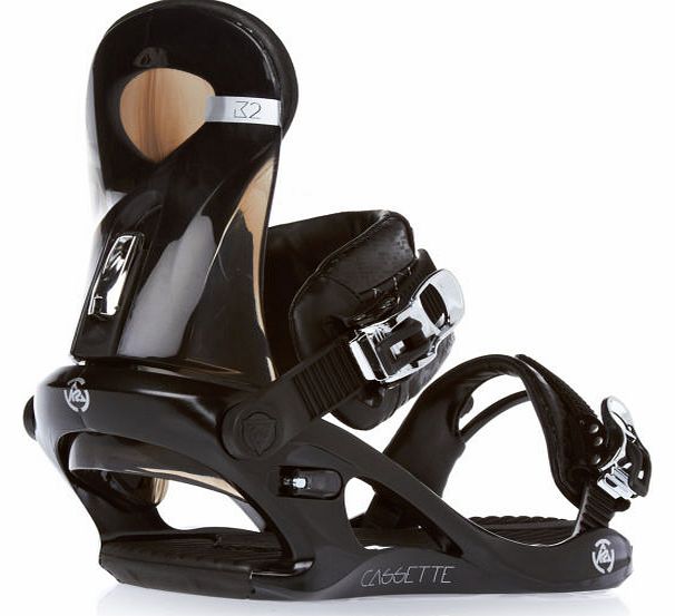 Womens K2 Cassette Snowboard Bindings Black -