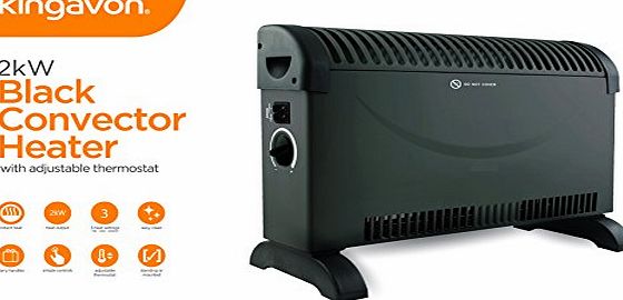 Kingavon BB-CH505 Convector Heater - Black