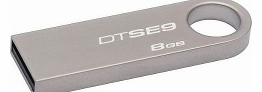 Kingston Technology 8 GB USB 2.0 DataTraveler SE9H Flash Drive with Metal Casing