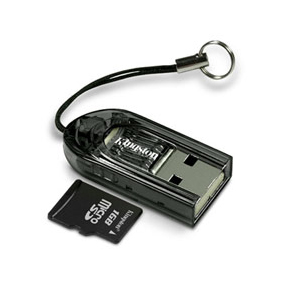 USB Micro SD Card Reader - Black