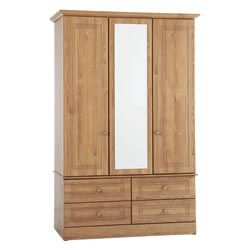 Kingstown - Hampstead 3 Door 4 Drawer Wardrobe