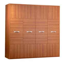 - Opus Cherry  4 Door Wardrobe