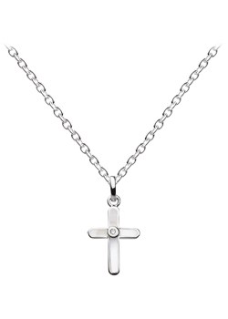 Silver Dinky Diamond Cross Pendant