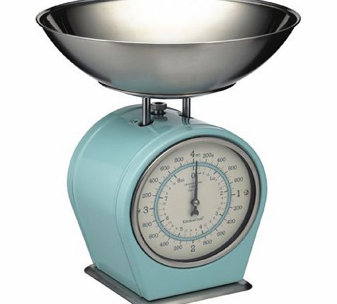 Kitchen Craft Living Nostalgia Blue Mechanical Kitchen Scale