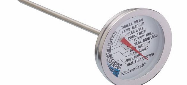 Kitchen Craft Stainless Steel Meat Thermometer