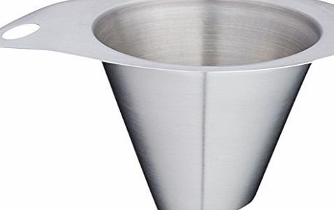 KitchenCraft Master Class Mini Stainless Steel Spice Funnel, 6.5 x 4 x 5 cm (2.5`` x 1.5`` x 2``)