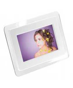 7 Inch Digital Photo Frame - White