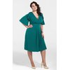 LILY SURPLICE DRESS EMERALD