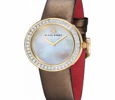 Klaus Kobec Ladies Penny Brown Leather Strap