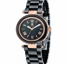 Klaus Kobec Ladies Venus Rose Gold and Black