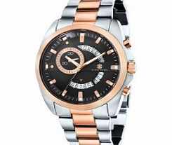 Klaus Kobec Mens Porter Two Tone Rose Gold