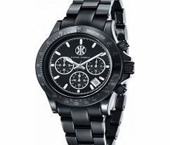 Klaus Kobec Racer Black Ceramic Chronograph Watch