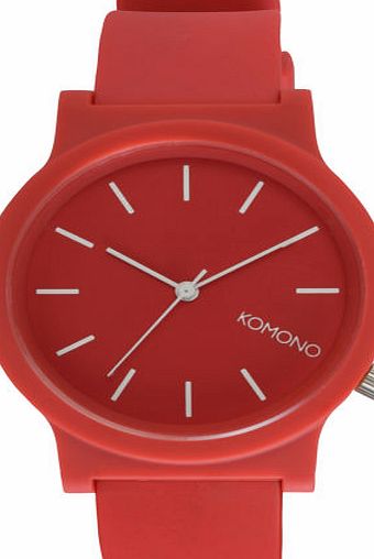 Komono Mens Komono Fat Wizard Watch - Brick