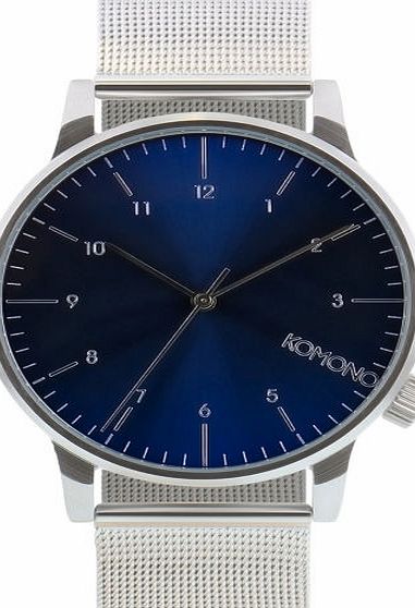 Komono Mens Komono Winston Royale Watch - Silver Blue